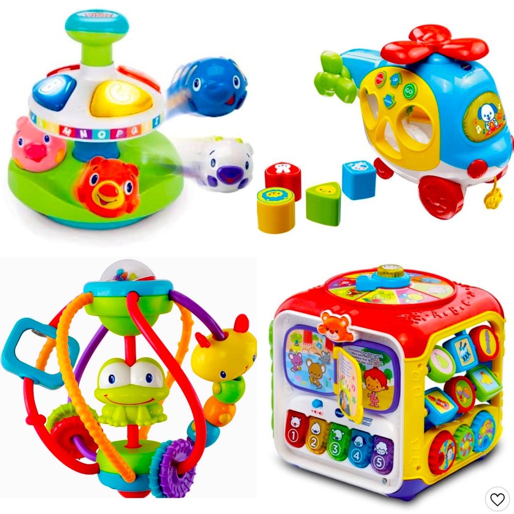 Like New! Infant/Toddler Toy Lot- Includes VTech and Bright Starts Brands